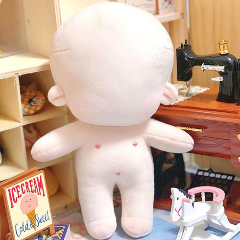 niannyyhouse 7.8in?20CM? Plush Doll with Embroidery Humanoid Stuffed Toys Dress Up Normal Body Glossy Wearable Clothing (20CM, A-1)...