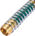 Garden Hose Coiled Spring Protector with Solid Brass Faucet Hoses Coupling Adapter Extension with Comfortable Rubberized Grip 2pcs...