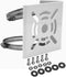 WiTi Universal Vertical Pole Mount for Security Camera, Solid Metal Bracket with Loops, Suitable for CCTV Cameras(Small Size)...