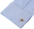 Knot 2 Two Tone Dual Ends Pair Cufflinks in a Presentation Gift Box & Polishing Cloth...