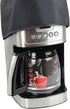Hermitshell Dust Proof Cover with Soft Velvet Lining Fits Cuisinart DCC-3200AMZ / DCC-3400 PerfecTemp 14 Cup Programmable Coffeemaker (Black)...