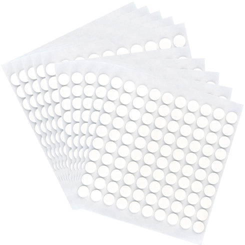 10 Sheet Foam Round Dots Double-Sided Adhesive 3D Craft Foam Tape for DIY Handmade Crafts/Office Supplies, 1000 Pcs, 2 Sizes (10, White, 0.3 inch ...