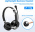 USB Headset with Microphone for PC, 3.5mm Jack 2 in 1 Headset,Wired Stereo Computer Headphone,Lightweight Headset with Volume Control Wired Headse...