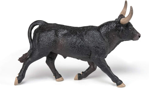 Papo -Hand-Painted - Figurine -Farmyard Friends -Camargue Bull -51182 - Collectible - for Children - Suitable for Boys and Girls - from 3 Years Ol...