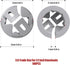 100pcs 3/8-1/2 Inch Non-Metallic Button Push-in Cable Connector, Plastic Cable Connector Electrical Conduit Fittings, Fits 1/2-Inch Knock Outs, Us...