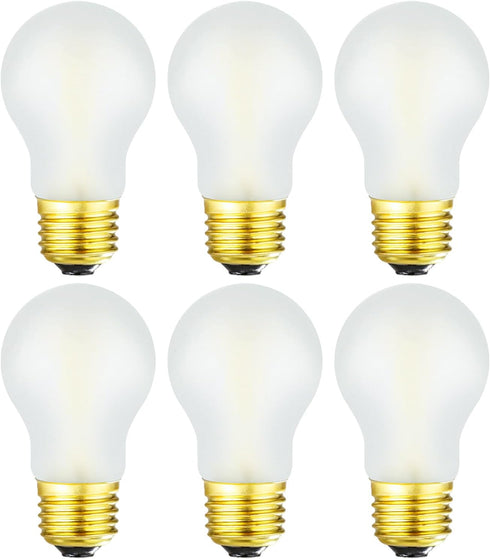 A15 LED Bulb 8W Equal E26 Bulb 75 Watt Dimmable E26 Edison Bulb Neutral White 4000K Frosted Glass AC120V 800LM E26 LED Bulb for Ceiling Fan,Wall s...