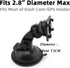 Dashboard Adhesive Mounting Disk - Circular Adhesive Sticky Suction Cup Base Adapter Plate for Car Dash Cam Garmin TomTom GPS Nav Smartphone Conso...