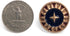 20 pcs Color Contrast Golden Star Enamel Layer Sewing Metal Shank Buttons for Coats -25mm -1"...