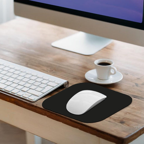 Mini Mouse Pad, 6x6 Inches, Waterproof Non-Slip Rubber Base, for Laptop, Keyboard Tray, Wireless Mouse, Home, Office, Travel (Black)...