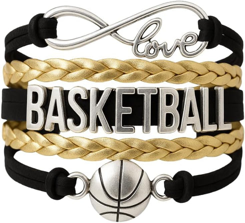 Infinity Collection - Basketball Bracelet Gift for Team and Players...