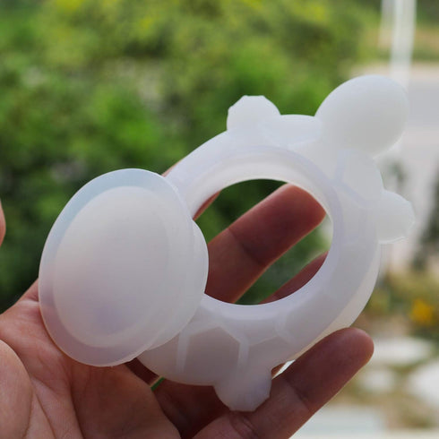 DGQ Extra Large 2" Silicon Umbrella Table Hole Cap - Turtle Shape Patio Table Umbrella Thicker Hole Ring Plug and Cap Set...