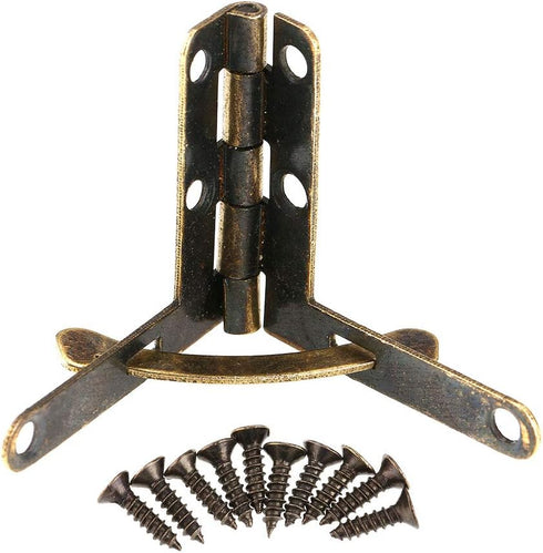 20pcs Hinge Hardware Accessories , 90°Angle Support Spring Hinge for Small Jewelry, Wine Case, Watch Box , Wooden Lid(Dark_Bronze)...