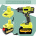 Battery Adapter for Dewalt to Ryobi Battery Adapter, Convert Dewalt 20V Llithium Battery DCB205 DCB207 to Ryobi 18V One+Battery P107 P108, with 5V...