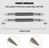 2 Pcs Dual Head Nail Setter 3/32? and 1/8? Spring Loaded Nail Set Hammerless Double Ended Nail Punch Tool, 3500 PSI Striking Force Counter Punch...