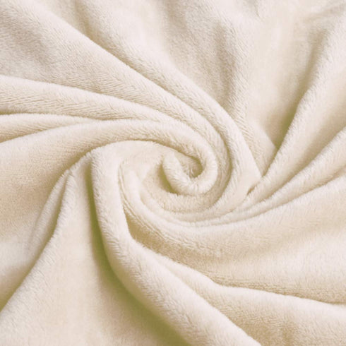 TL Care Heavenly Soft Chenille Fitted Mini Crib Sheet 24" x 38", Warm and Cozy Chenille Portable Sheet, Cream, for Boys and Girls, Fits Most Pack ...