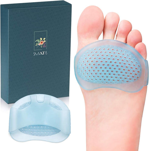 Ball of Foot Cushions?2 Pairs? Metatarsal Pads Soft Gel Ball of Foot Pads Mortons Neuroma Callus Metatarsal Foot Pain Relief...