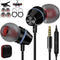 3.5mm Wired Earbuds with Microphone in-Ear Headphones Magnetic Earphones Noise Canceling Audio Corded Headset for Samsung A15 A25 A14 A13 A03s S10...