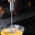 Stainless Steel Egg Beater, Hand Mixer Hand Push Mixer Manual Egg Beater Semi-automatic Mixer Press Mixer Kitchen Tools for Mixing and Whipping...