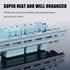 10 Piece Aluminum DIN Rails, 12 Inches Long, 35mm Wide, 7.5mm High, Top Hat Slotted DIN Rail with RoHS, Extra Premium Screws Included for Hardware...