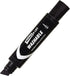 Marks A Lot Jumbo Black Washable Marker, Chisel Tip, 1 per Pack, 4 Packs, 4 Markers Total (24158)...
