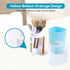 Kitchen Utensil Holder with Cover, 4 Compartment Wall-Mounted Countertop Plastic Silverware Holder Utensil Drying Rack for Cutlery, Chopstick, Spo...