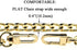 HAHIYO Purse Chain Strap Length 47.2" SPOT-ON Gold for Shoulder Cross Body Sling Purse Handbag Clutch Bag Replacement Strap Comfortable Flat 0.4" ...