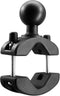 Aluminum Grab Bar Clamp Mount Base with 1.5'' Ball for Rails 1.18'' to 2'' in Diameter, Compatible with RAM Mounts C Size 1.5 Inch Ball Double Soc...
