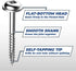 Pocket Hole Screws for Pocket Hole Jig Woodworking Tool (50 Pack)...