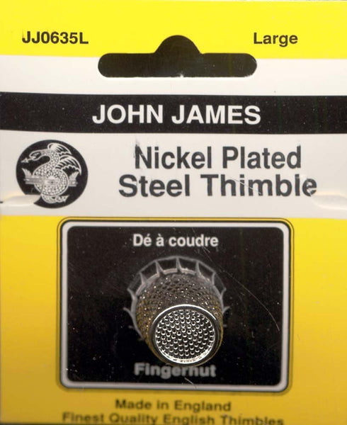 Colonial Needle Nickel Plated Steel Crimp Top Thimble-Large Size 11...