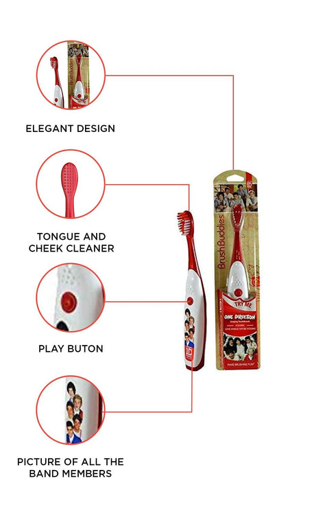 One Direction Singing Battery Powered Tooth Brush (Live While we’re Young)/Limited Edition...