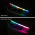Car Headlight LED Strip, 24Inch RGB Multi Color Headlight Surface LED Daytime Running Lights Flexible DRL Tube Strip Sequential Neon Decorative Sw...