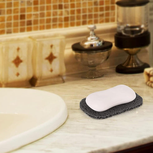 Soap Saver Pads, Non-Slip Soap Holder Pad, Self Draining Soap Bar Holder Pads, Soap Saver Dish for Shower Kitchen Bathroom Travel Hotel Cleaning S...