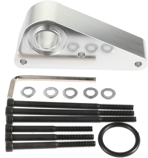 DEF 14010 Deep Transmission Pan Filter Extender Fits A518, A618 and A727 Transmissions Replacement for1997 Ram 1500,2006 Ram 3500 (silver)...