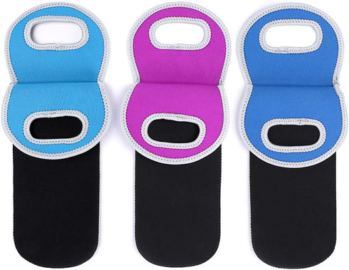 Hipiwe Wine Carrier Tote Bag Portable Wine bottle Tote Holders Insulated Neoprene Wine Cooler Bag Champagne/Water bottle/Beer/Drinks Carriers Bag ...