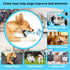 Dog Rope Toys, 3 Knots Chew Rope Toy for Medium and Small Dogs, Natural Cotton Dog Pull Rope for Tug of War and Teeth Cleaning (Blue)...