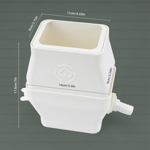 Rainwater Collection System, Rain Barrel Diverter Kit for 2 X 3 and 3 X4 inch, Down Spout RainWater Diverter...