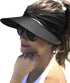 Sun Hat Women Sun Beach Visor Cap UV Protection with Wide Brim for Sports Beach Golf Hiking...