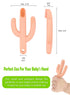 Cactus Teether, Baby Teething Toys for Babies 0-6 Months 6-12 Months, Self-Soothing Pain Relief Soft Baby Toothbrush for Babies, Toddlers, Infants...