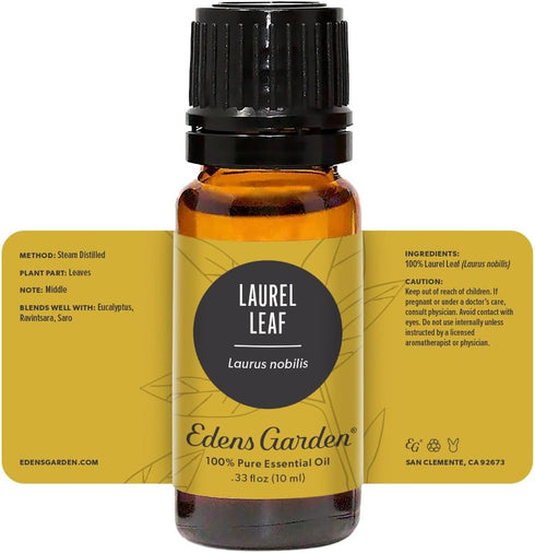 Edens Garden Laurel Leaf Essential Oil, 100% Pure Therapeutic Grade (Undiluted Natural/Homeopathic Aromatherapy Scented Essential Oil Singles) 10 ...