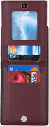 Jaorty for Samsung Galaxy S22 Ultra Phone Case with Card Holder,Galaxy S22 Ultra Case for Women with Credit ID Card Slot,360 Rotation Ring Kicksta...