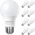 DEWENWILS 8-Pack A19 LED Light Bulb, 760LM, 5000K Daylight LED Light Bulbs, 9 Watt(60 Watt Equivalent), E26 Medium Screw Base, Non Dimmable, UL Li...