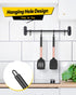 Pack of 2 Silicone Solid Turner, Non Stick Slotted Kitchen Spatulas, High Heat Resistant BPA Free Cooking Utensils, Ideal Cookware for Fish, Eggs,...