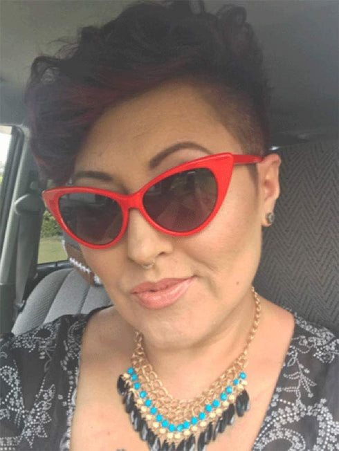 Super Cateyes Vintage Inspired Fashion Mod Chic High Pointed Cat Eye Sunglasses Glasses...