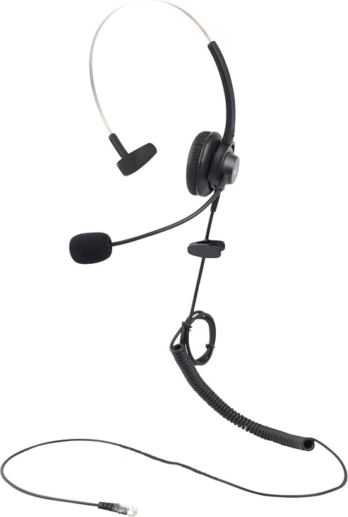 Headset Headphone Hands-Free + Microphone Compatible for Only Avaya 9608 9608g 9620l A1608-i J139 J169 J179 IP VIOP Home Office Work Desktop Telep...