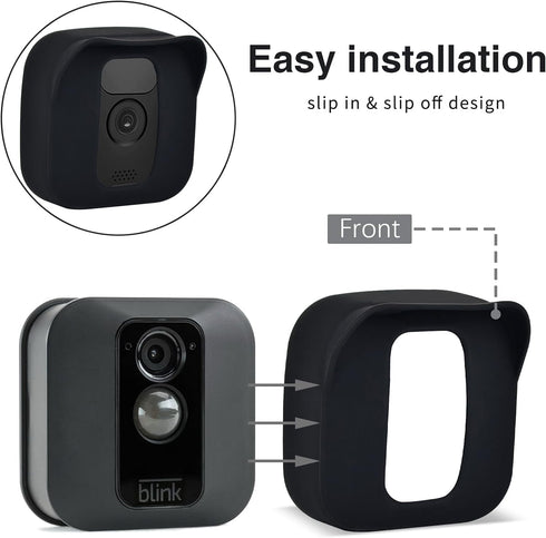 Pickle Power 4 Pack Silicone Skin Cover for Blink XT2/XT, Weatherproof Protective Cover Case for Blink XT2 & XT Home Security Indoor Outdoor Camer...