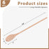HANSGO 6PCS Long Handle Wooden Cooking Spoons, 14 Inch Long Wooden Spoons Wooden Tasting Spoons Large Cooking Spoons...