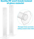 20 Pack 50 ml Graduated Cylinder Set Plastic Graduated Cylinder for Hydrometer Test Tubes Clear Lab Cylinders with Raised Marking & Spout Measurin...