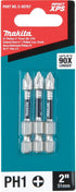 Makita E-00767 Impact XPS™ #1 Phillips 2" Power Bit, 3/pk...