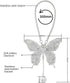 Car Mirror Hanging Accessories with Crystal Butterfly Design Bless Your Drive with Prosperity for Safe Wealthy & Happy Travels (Red)...