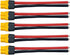 5Pairs XT60H (XT60 Upgrade Plug Male Female Extension Connector Adapter with Sheath Housing with 12AWG 10cm Silicone Wire for RC Lipo Battery FPV ...